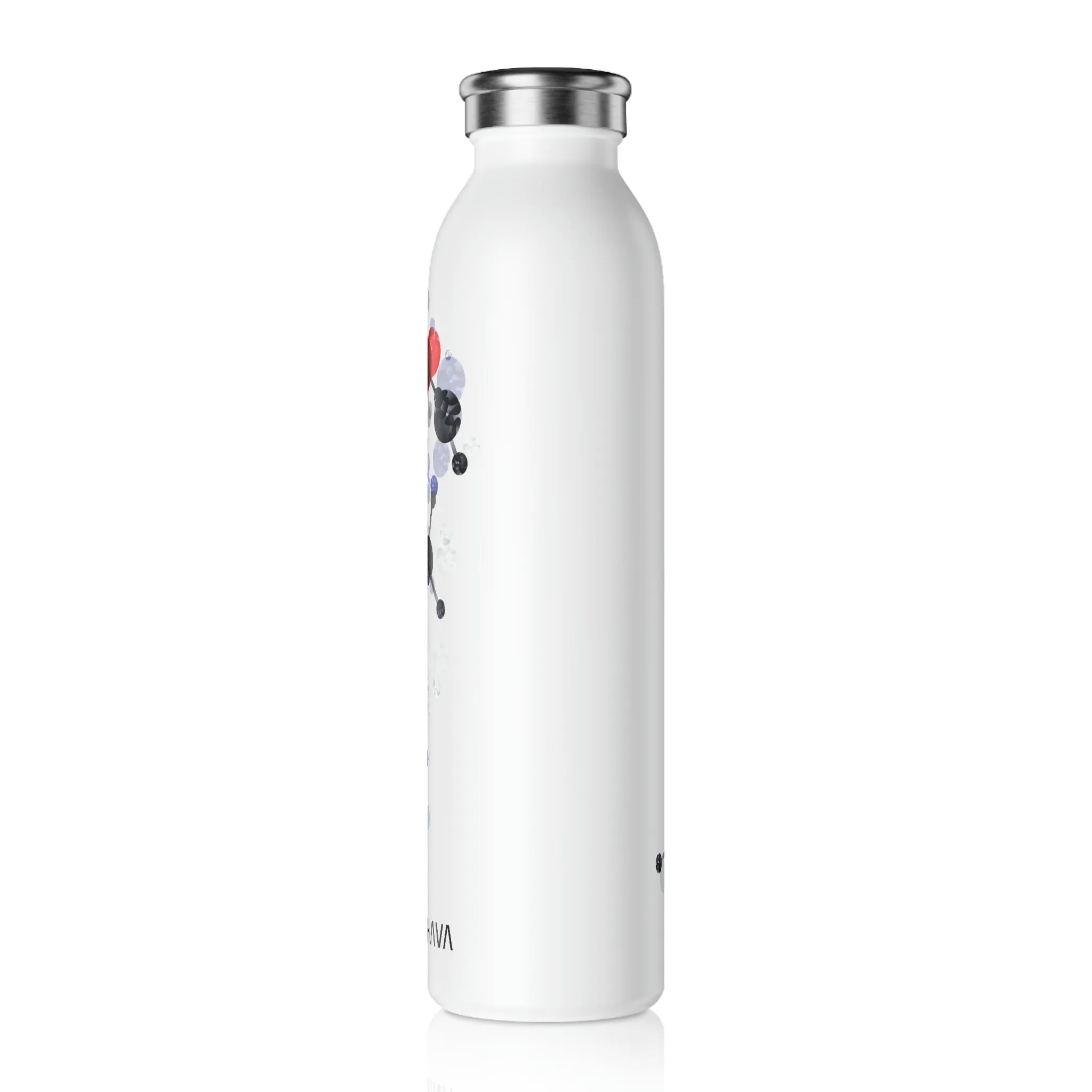 Leather Flag 2023 Pride, Slim Water Bottle San Francisco Pride - My Rainbow is In My DNA