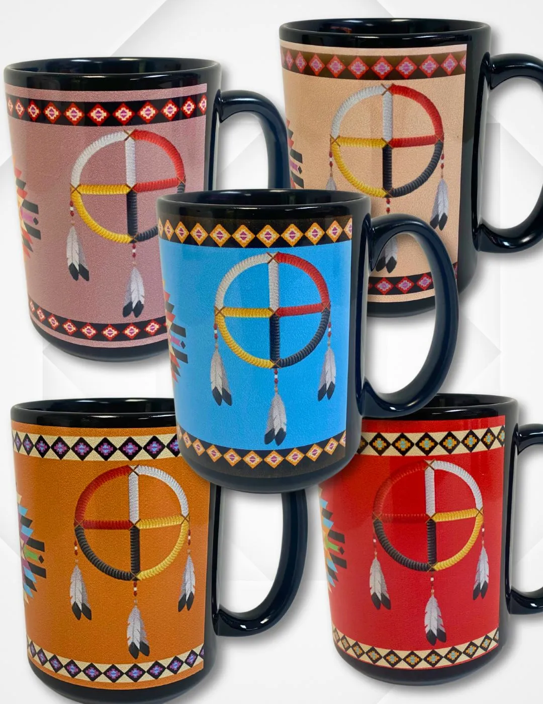 <FONT COLOR="RED">JUST IN!</FONT> Sacred Hoop Mugs !  8 PACK $6.25 ea.