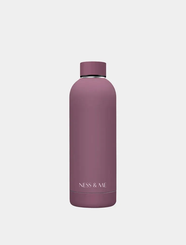 Matte Deep Pink 500ml Stainless Steel Water Bottle