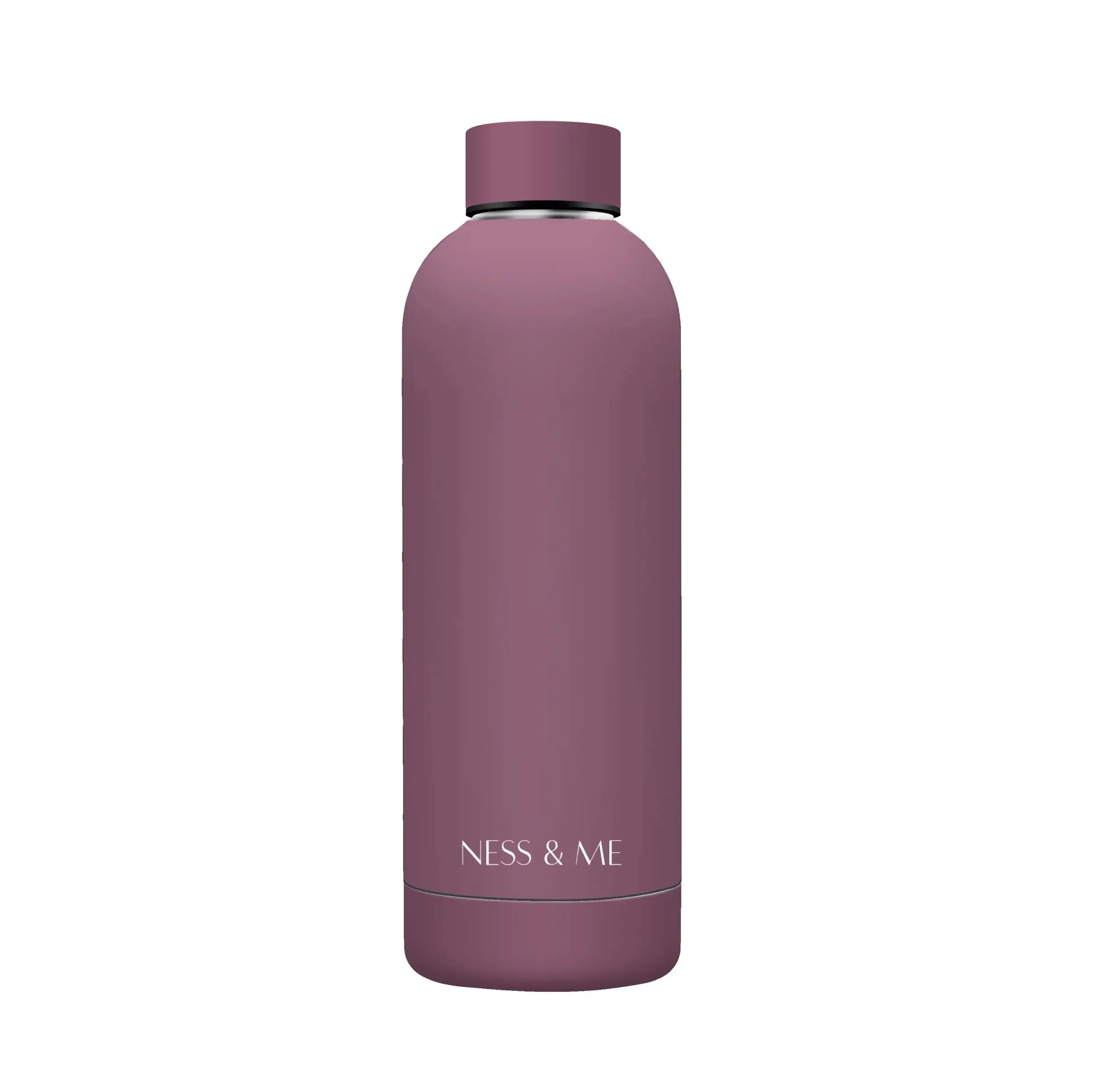 Matte Deep Pink 500ml Stainless Steel Water Bottle