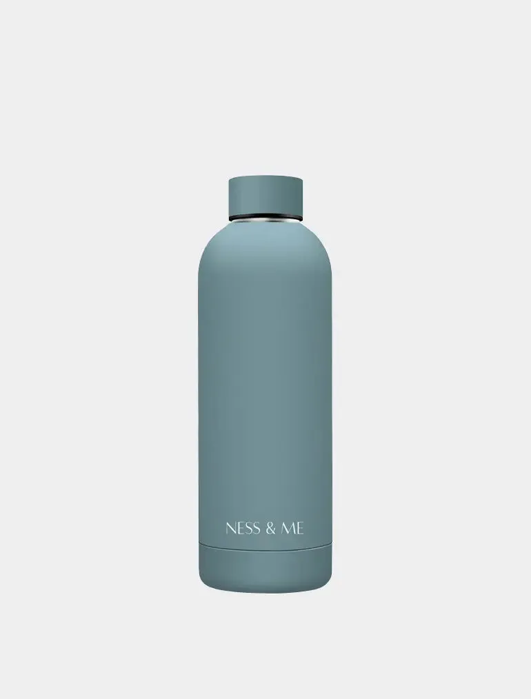 Matte Light Blue 500ml Stainless Steel Water Bottle