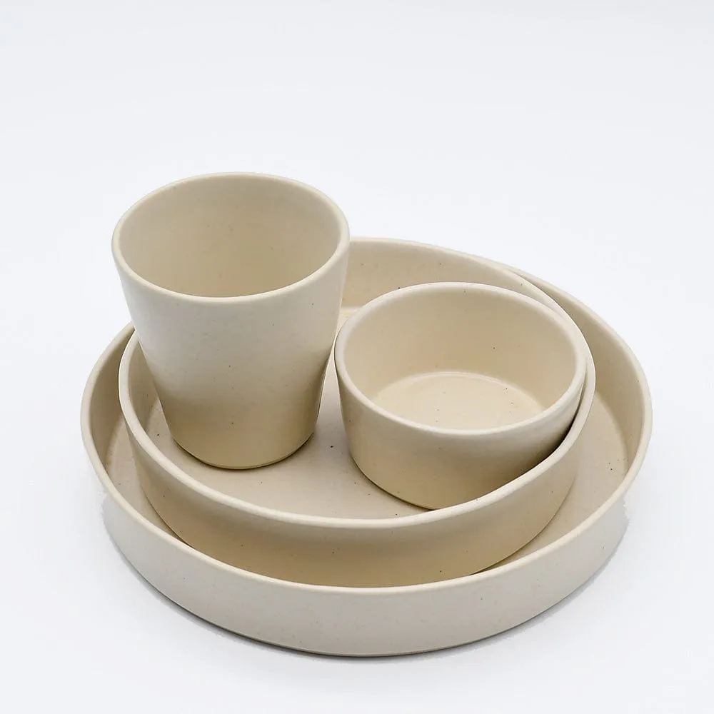 Mug en grès beige "Lagoa"