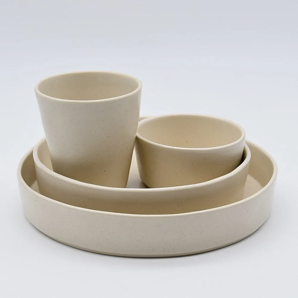 Mug en grès beige "Lagoa"