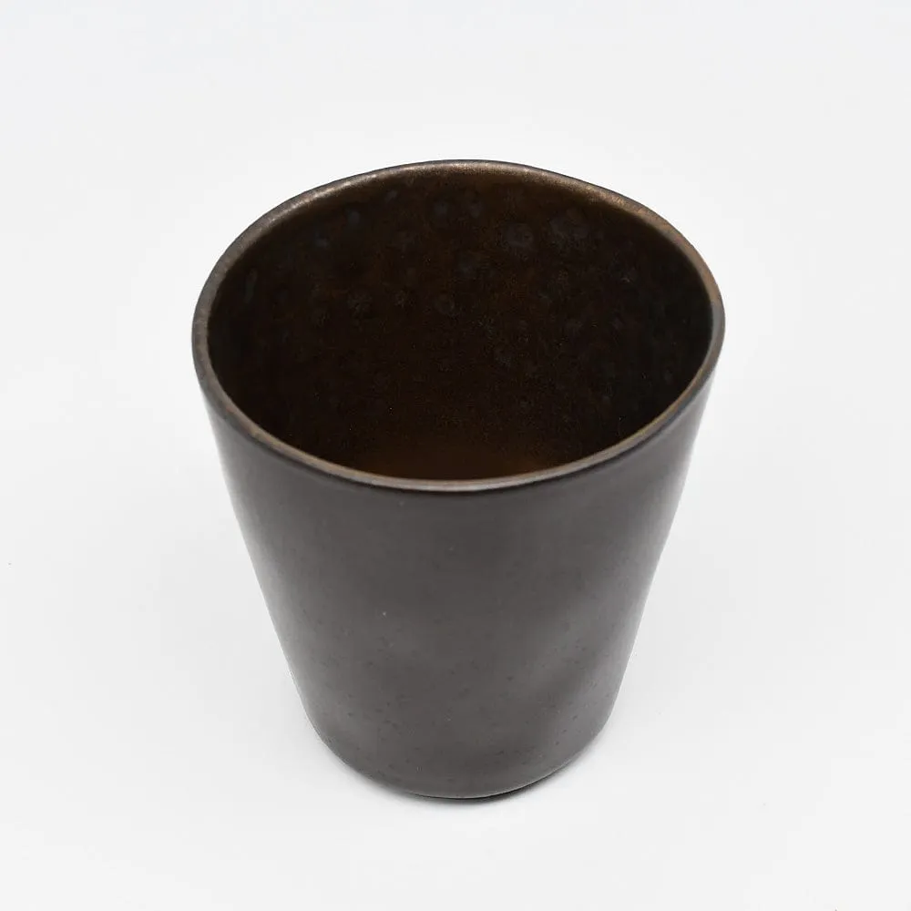 Mug en grès bronze "Lagoa"