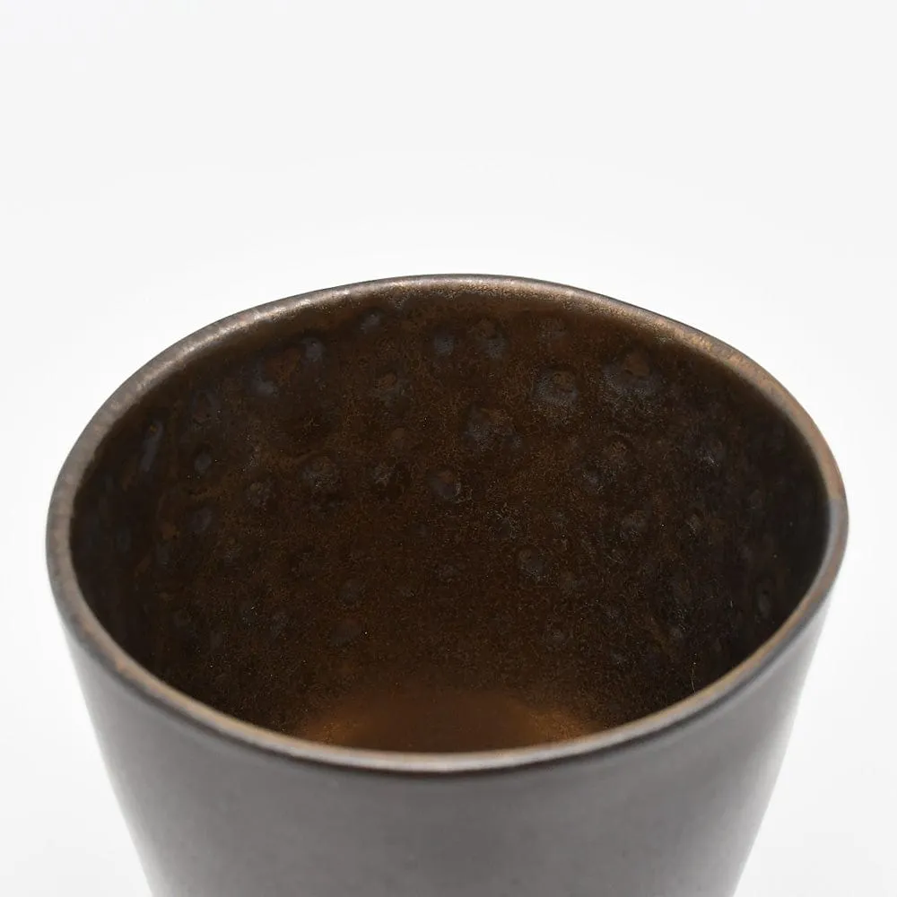 Mug en grès bronze "Lagoa"