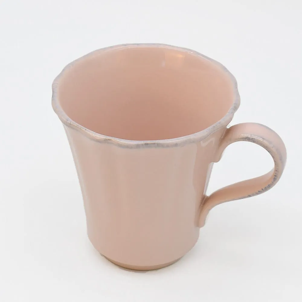 Mug en grès fin "Rosa" - Rose