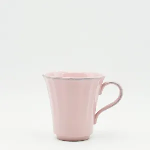 Mug en grès fin "Rosa" - Rose