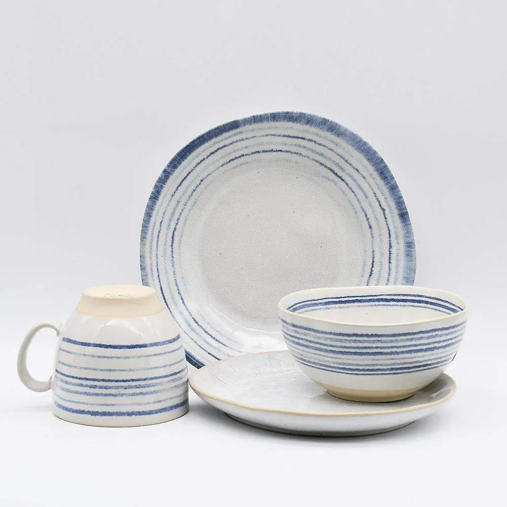 Mug en grès "Nantucket" - Blanc