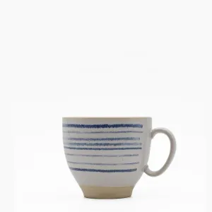 Mug en grès "Nantucket" - Blanc