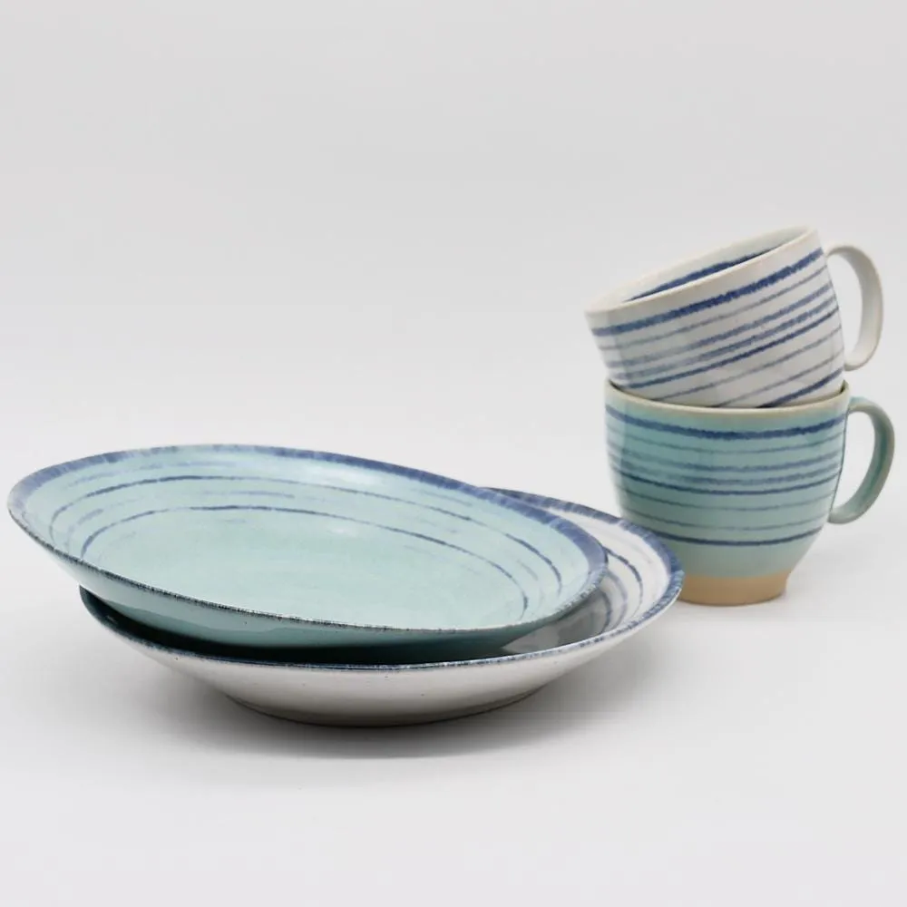 Mug en grès "Nantucket" - Vert