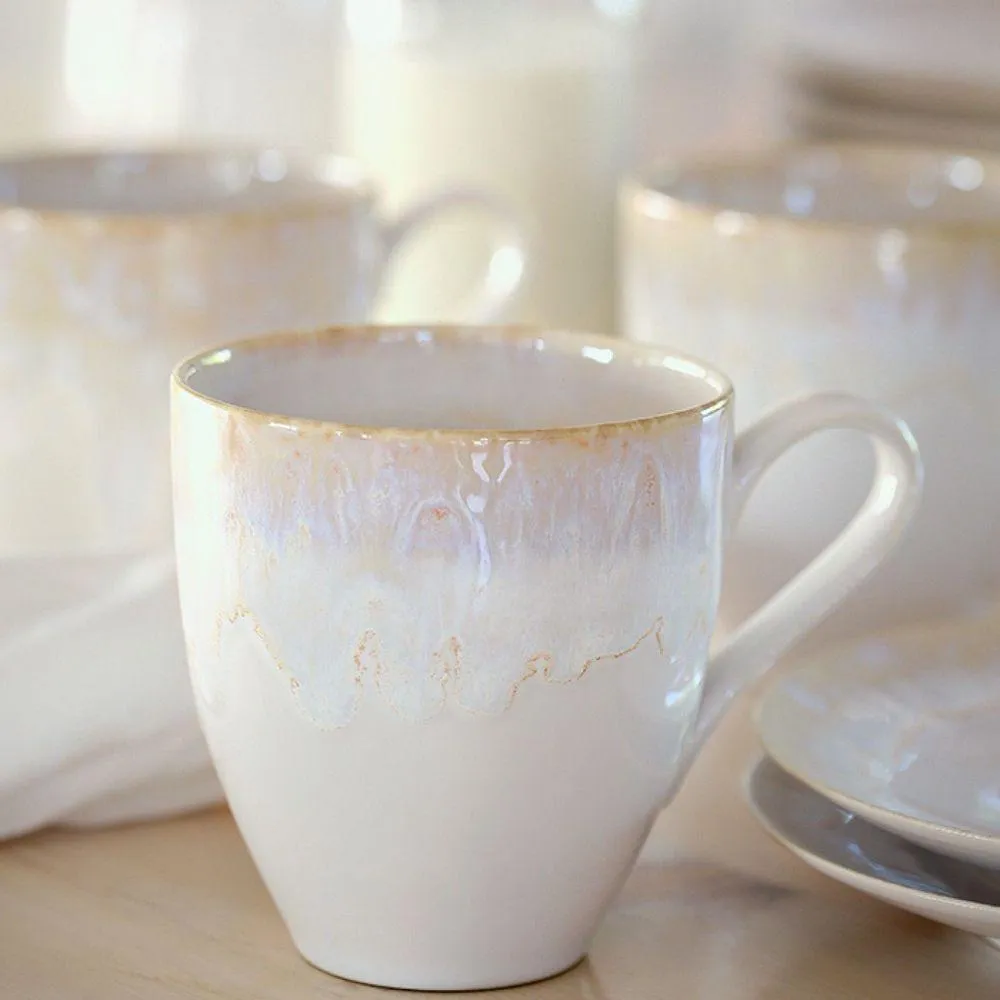 Mug en grès "Taormina" - Blanc