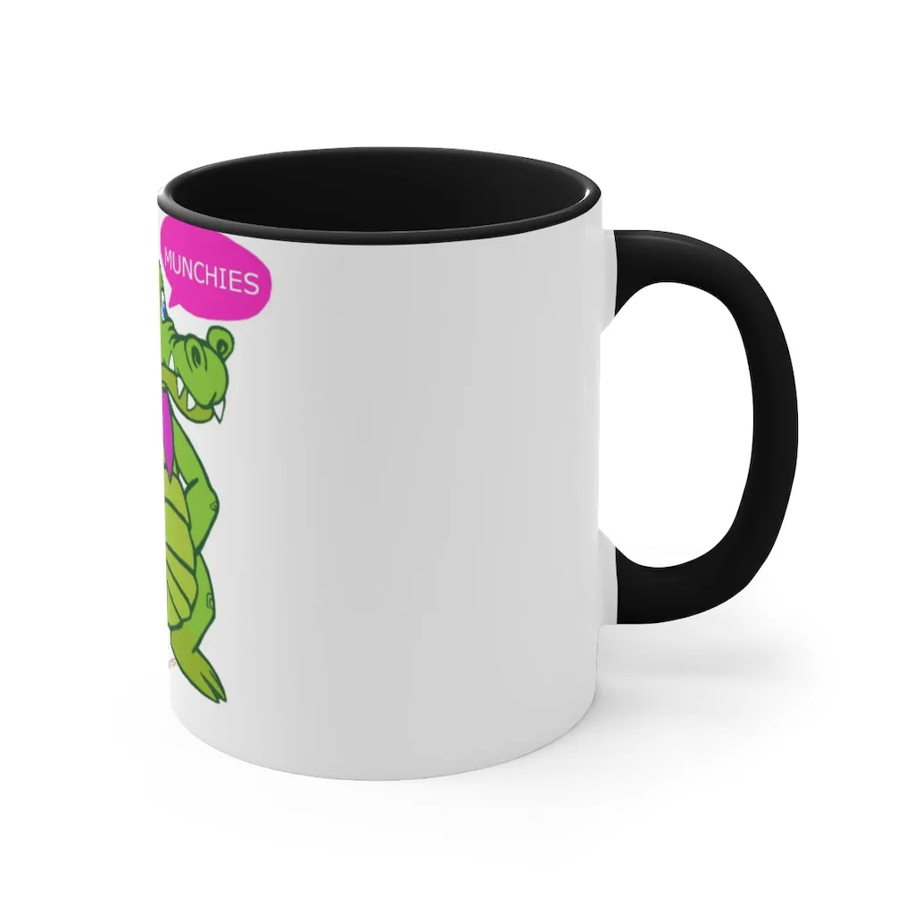Munchies the Crocodile Accent Mug