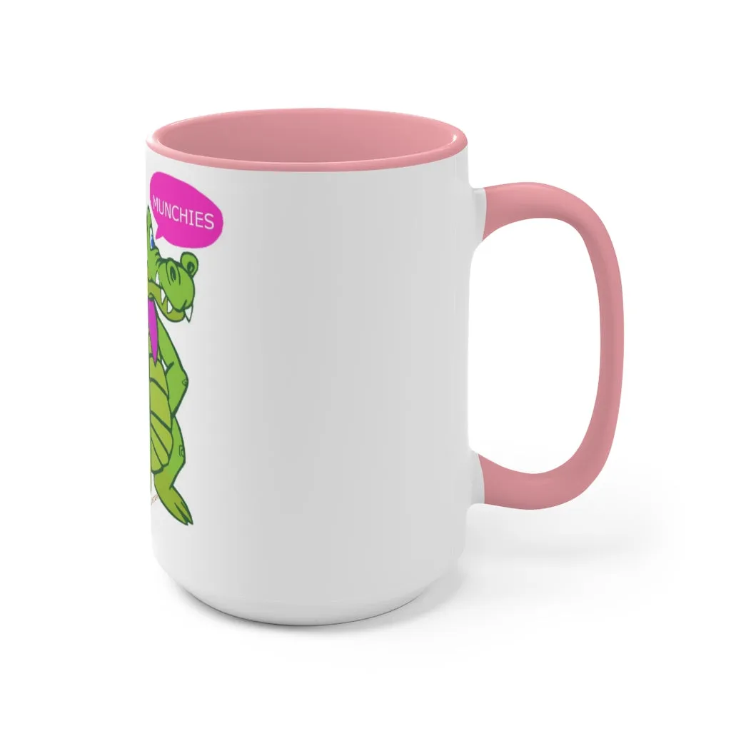 Munchies the Crocodile Accent Mug