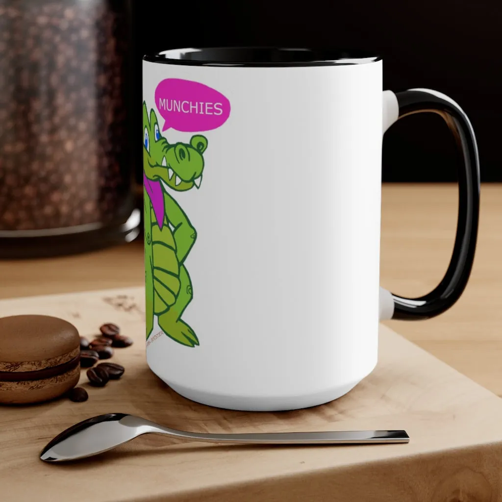 Munchies the Crocodile Accent Mug