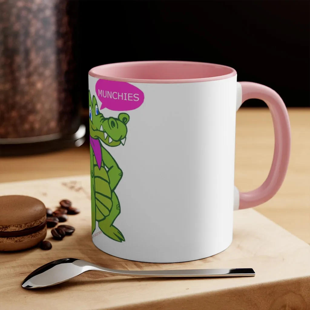 Munchies the Crocodile Accent Mug