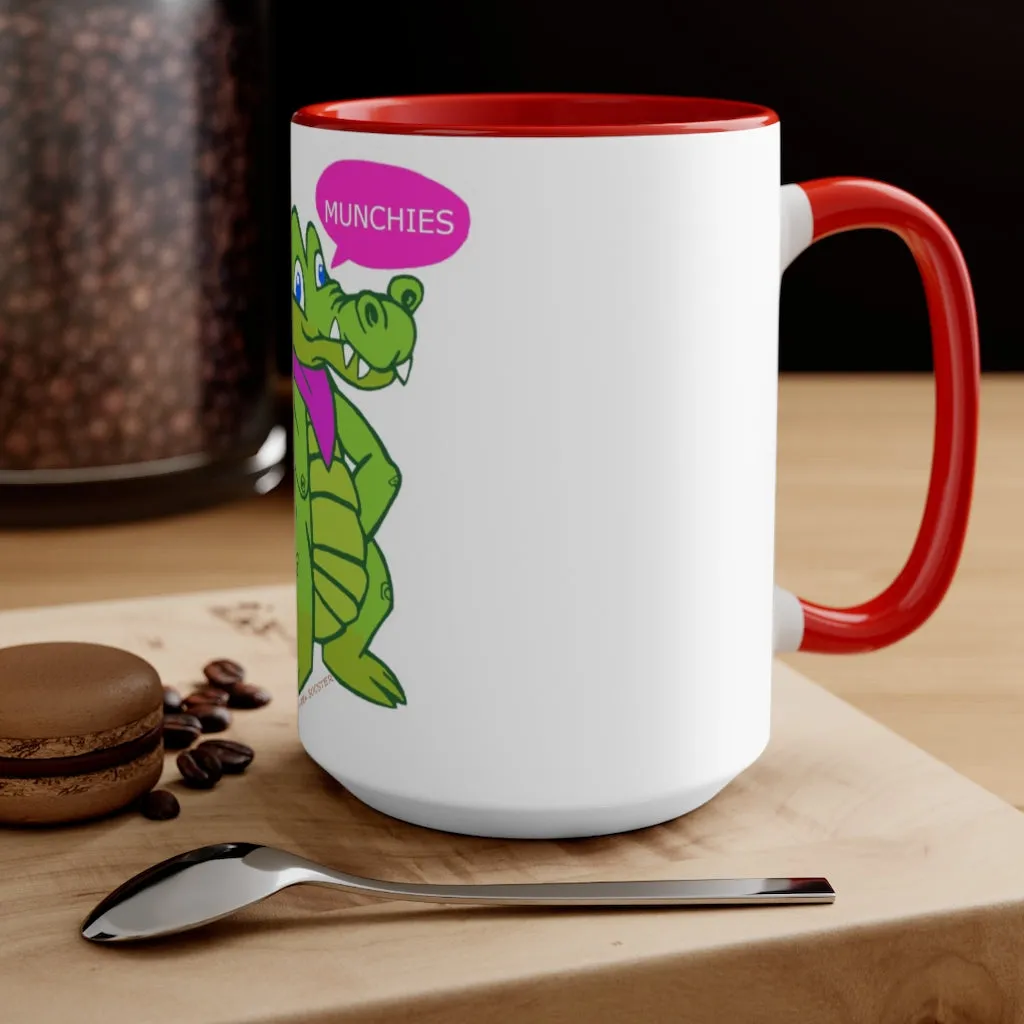 Munchies the Crocodile Accent Mug