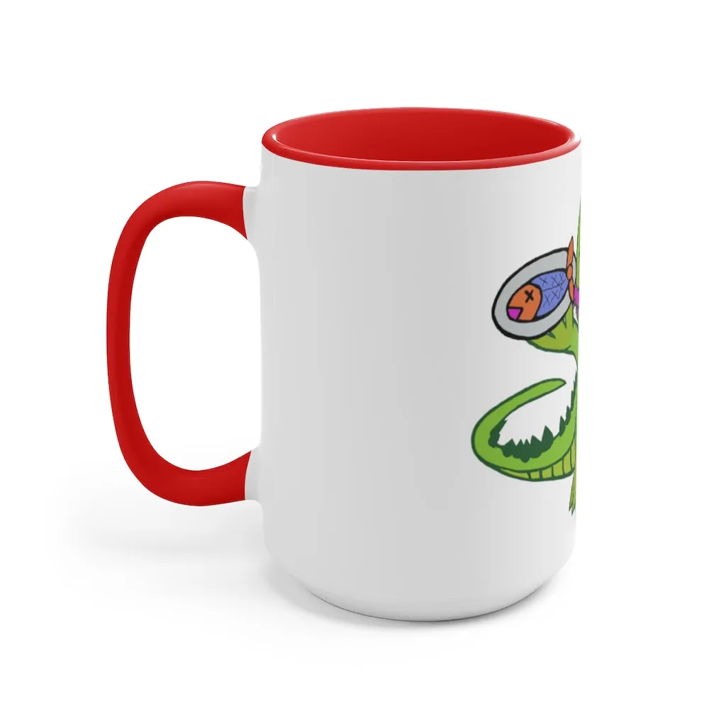 Munchies the Crocodile Accent Mug