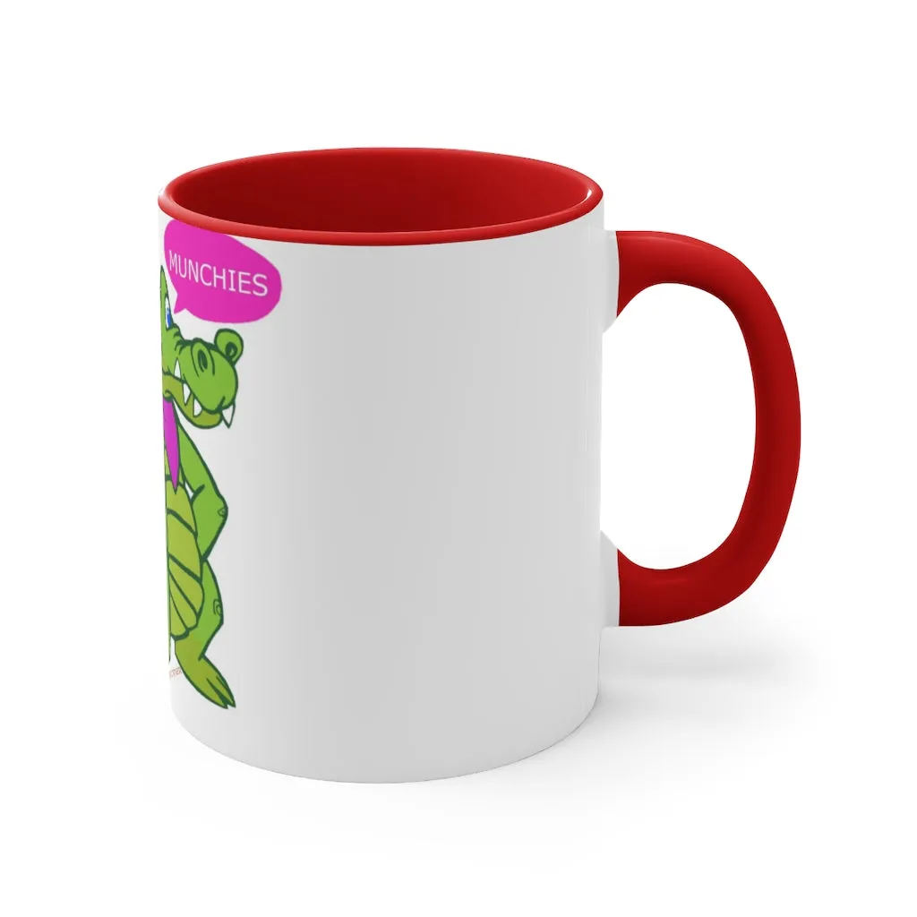 Munchies the Crocodile Accent Mug
