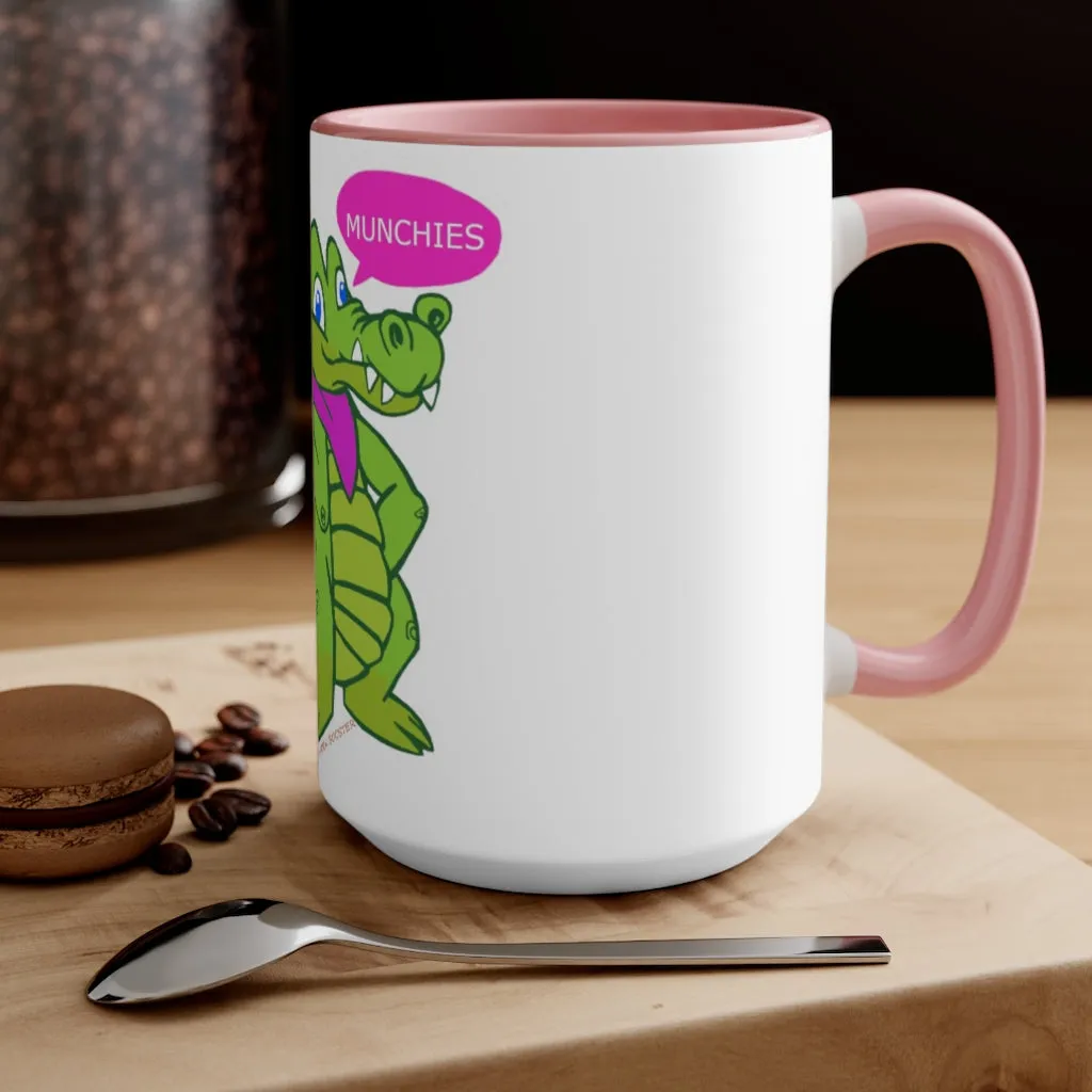 Munchies the Crocodile Accent Mug