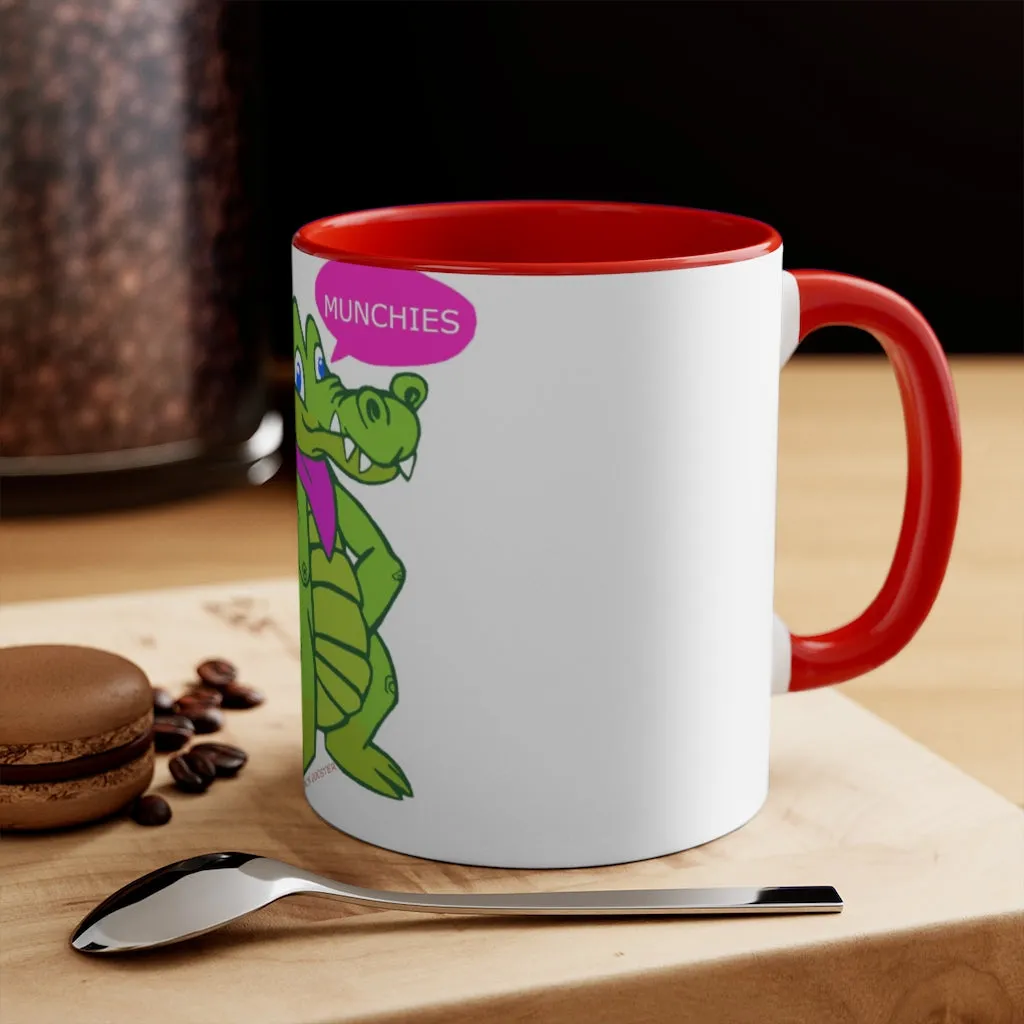 Munchies the Crocodile Accent Mug