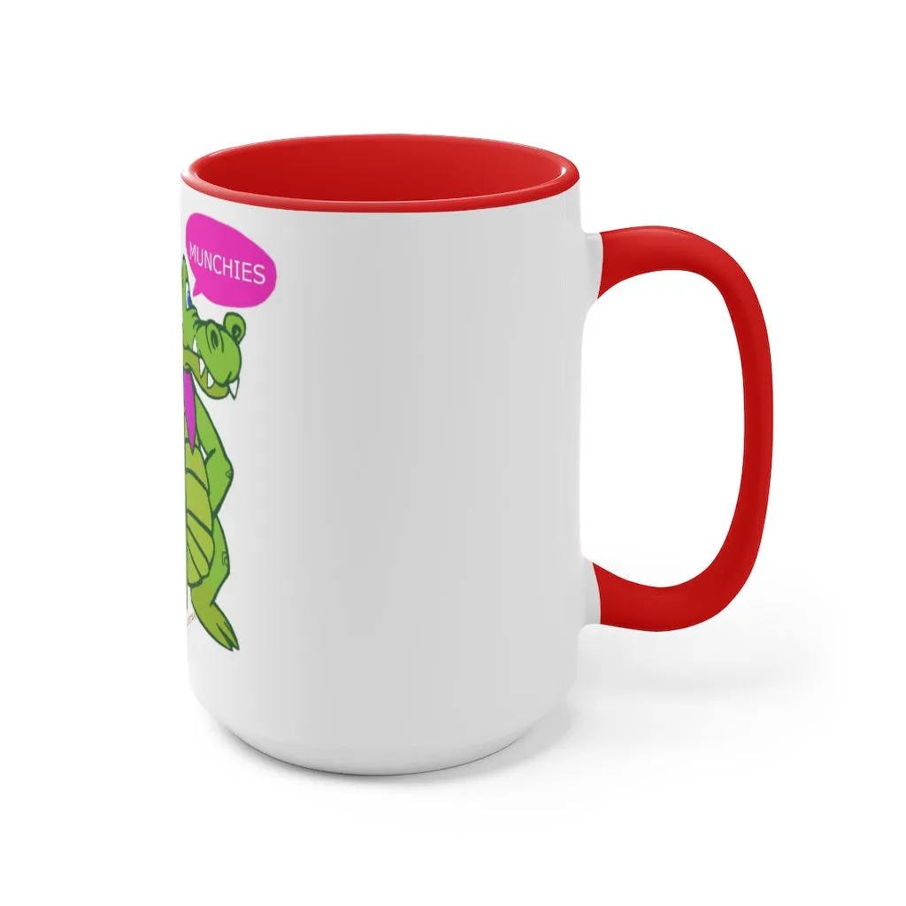 Munchies the Crocodile Accent Mug