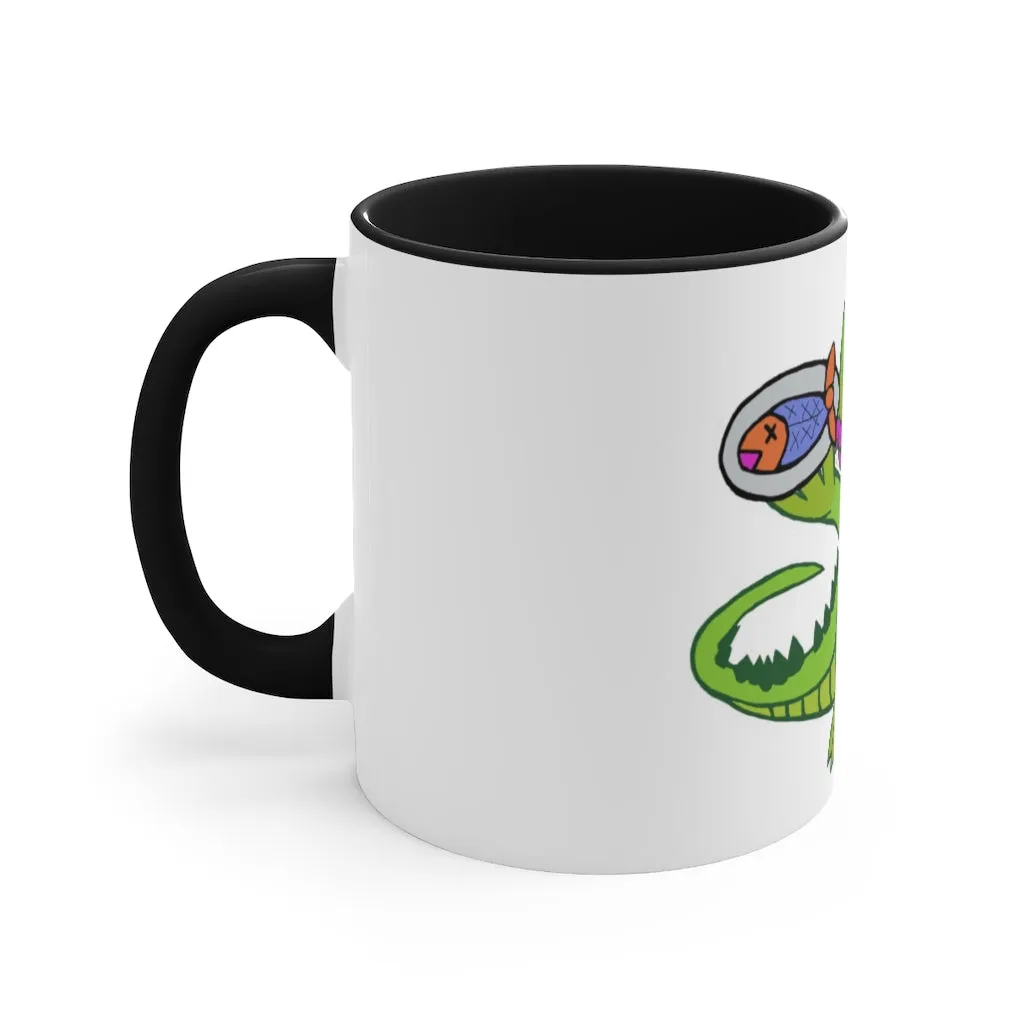 Munchies the Crocodile Accent Mug