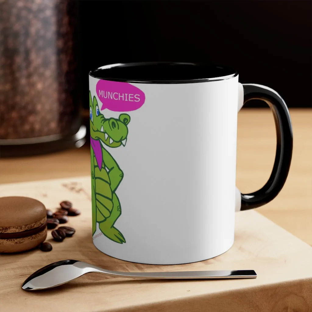 Munchies the Crocodile Accent Mug