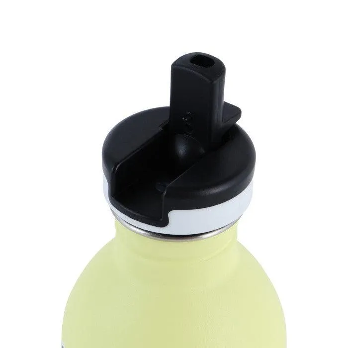 Noodoll Stainless Steel Bottle - Ricecracker Mouse - Yellow