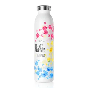 Pansexual Flag 2023 Pride, Slim Water Bottle D.C. Pride - My Rainbow is In My DNA