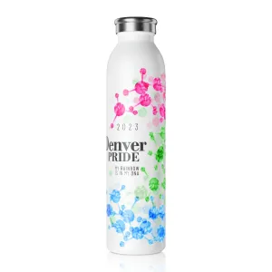 Polysexual Flag 2023 Pride, Slim Water Bottle Denver Pride - My Rainbow is In My DNA