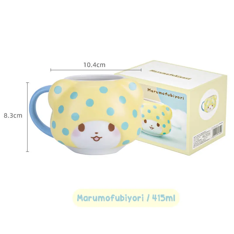 Sanrio Character Face Die-cut Ceramic Mugs