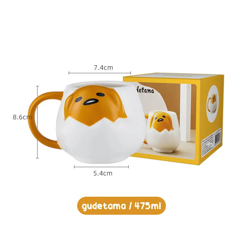 Sanrio Character Face Die-cut Ceramic Mugs