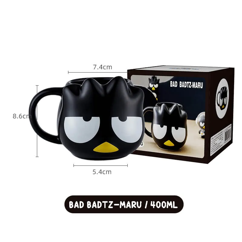 Sanrio Character Face Die-cut Ceramic Mugs