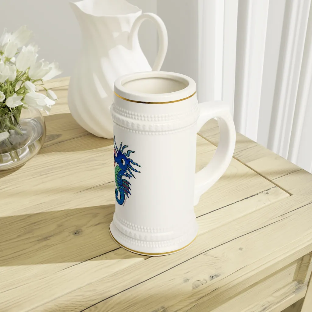 Scribblers the Seahorse Stein Mug