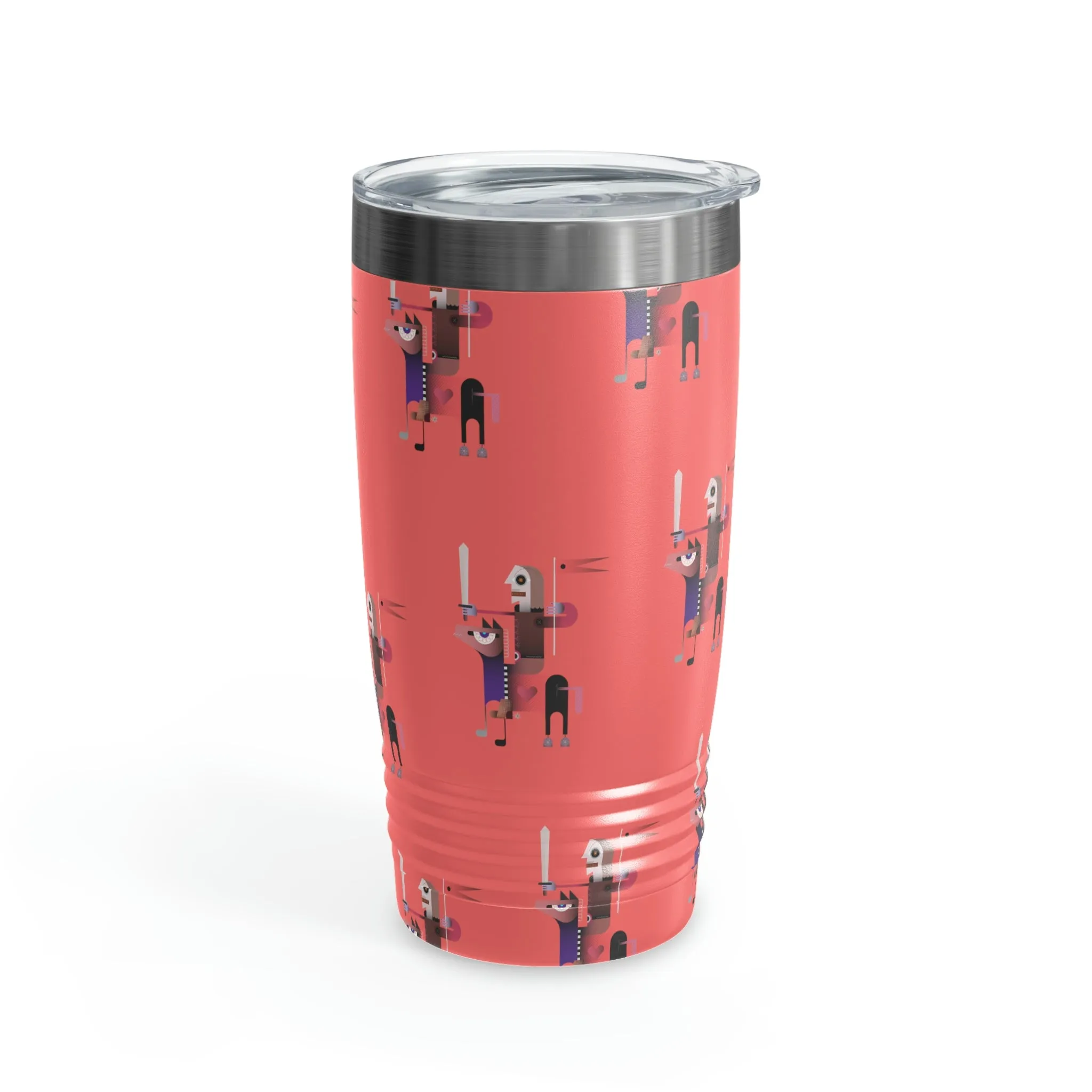 Skeleton Horse POD Ringneck Tumbler, 20oz