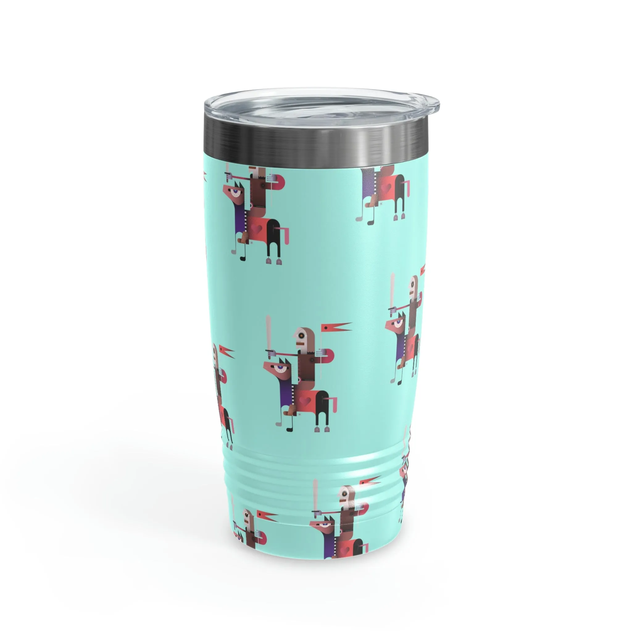 Skeleton Horse POD Ringneck Tumbler, 20oz
