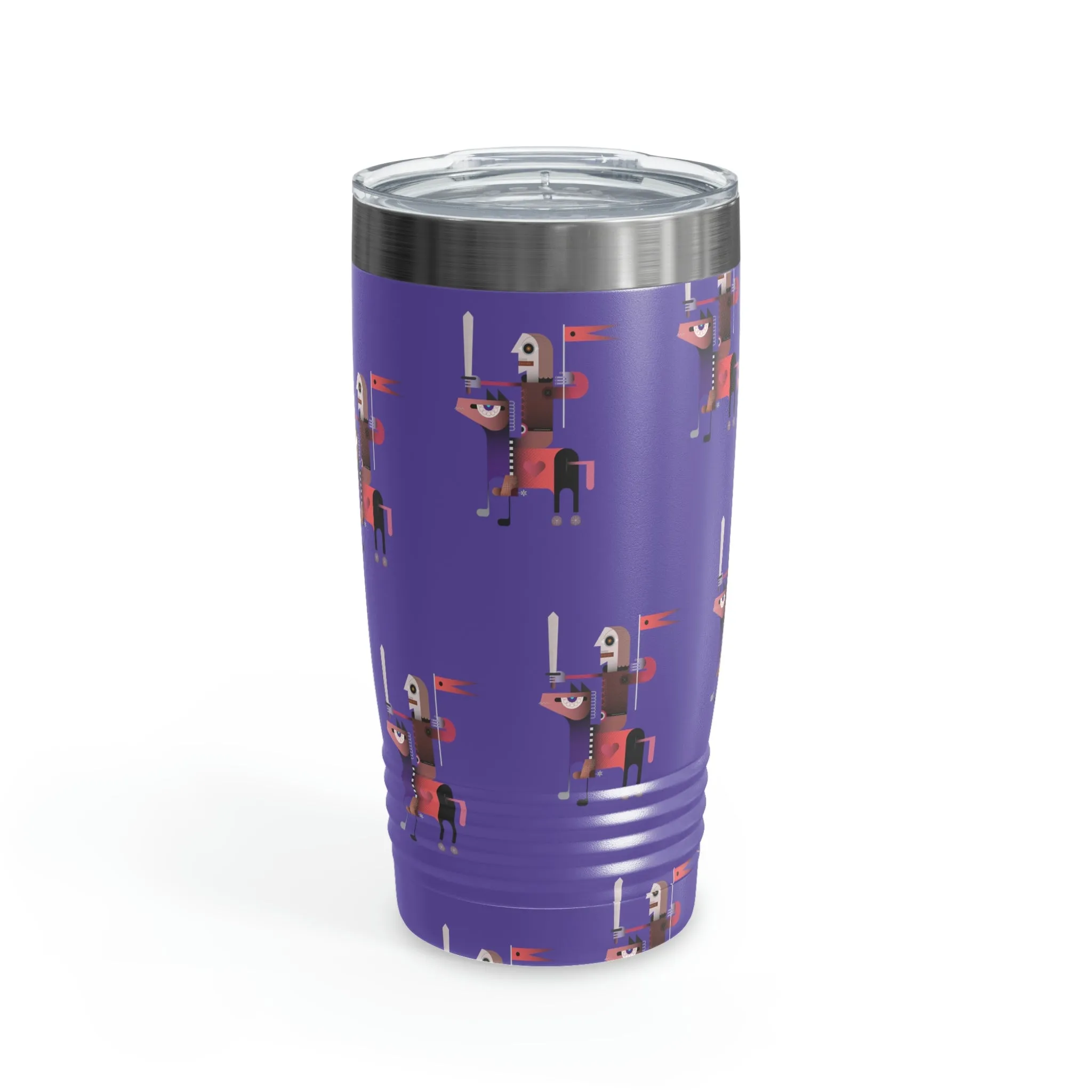 Skeleton Horse POD Ringneck Tumbler, 20oz