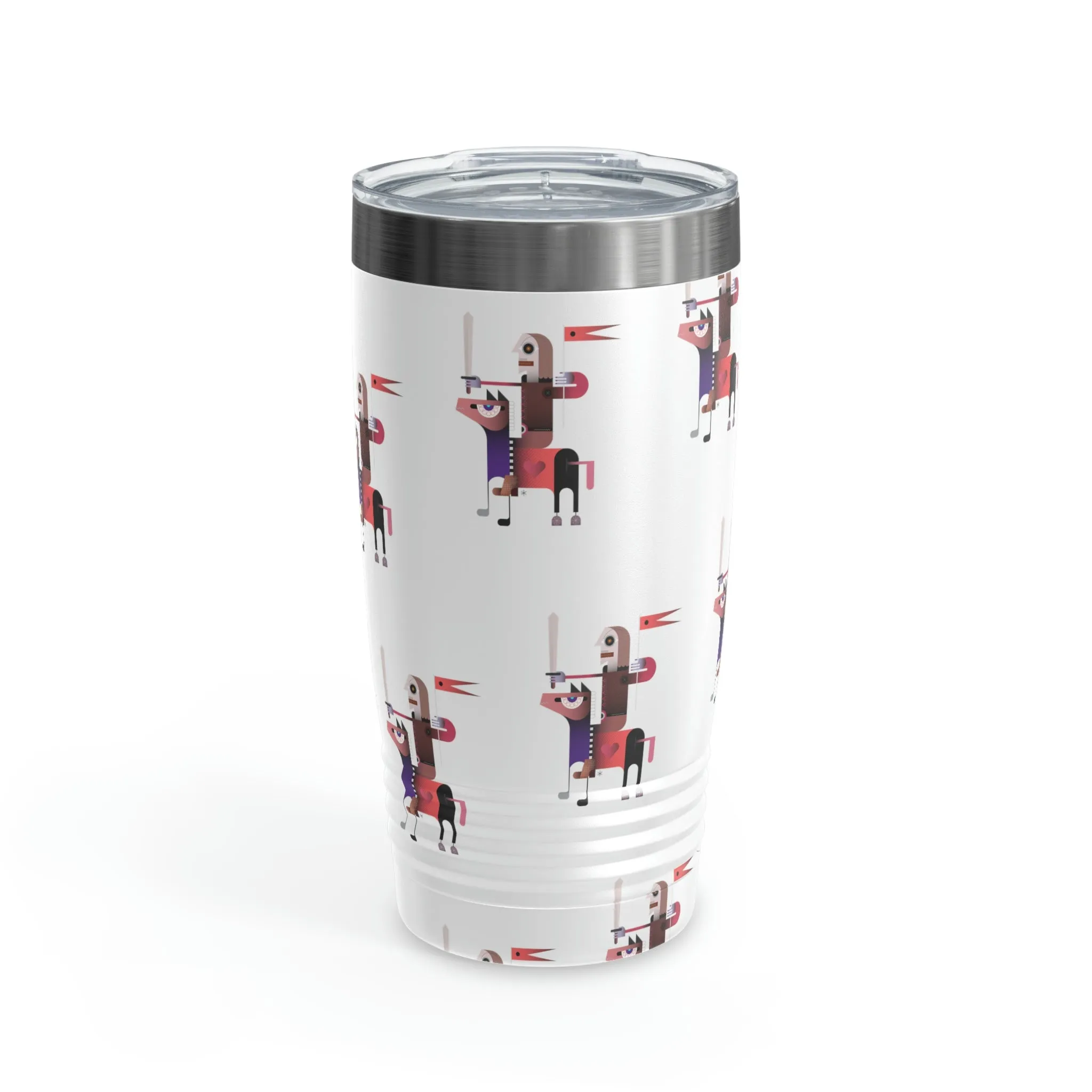 Skeleton Horse POD Ringneck Tumbler, 20oz