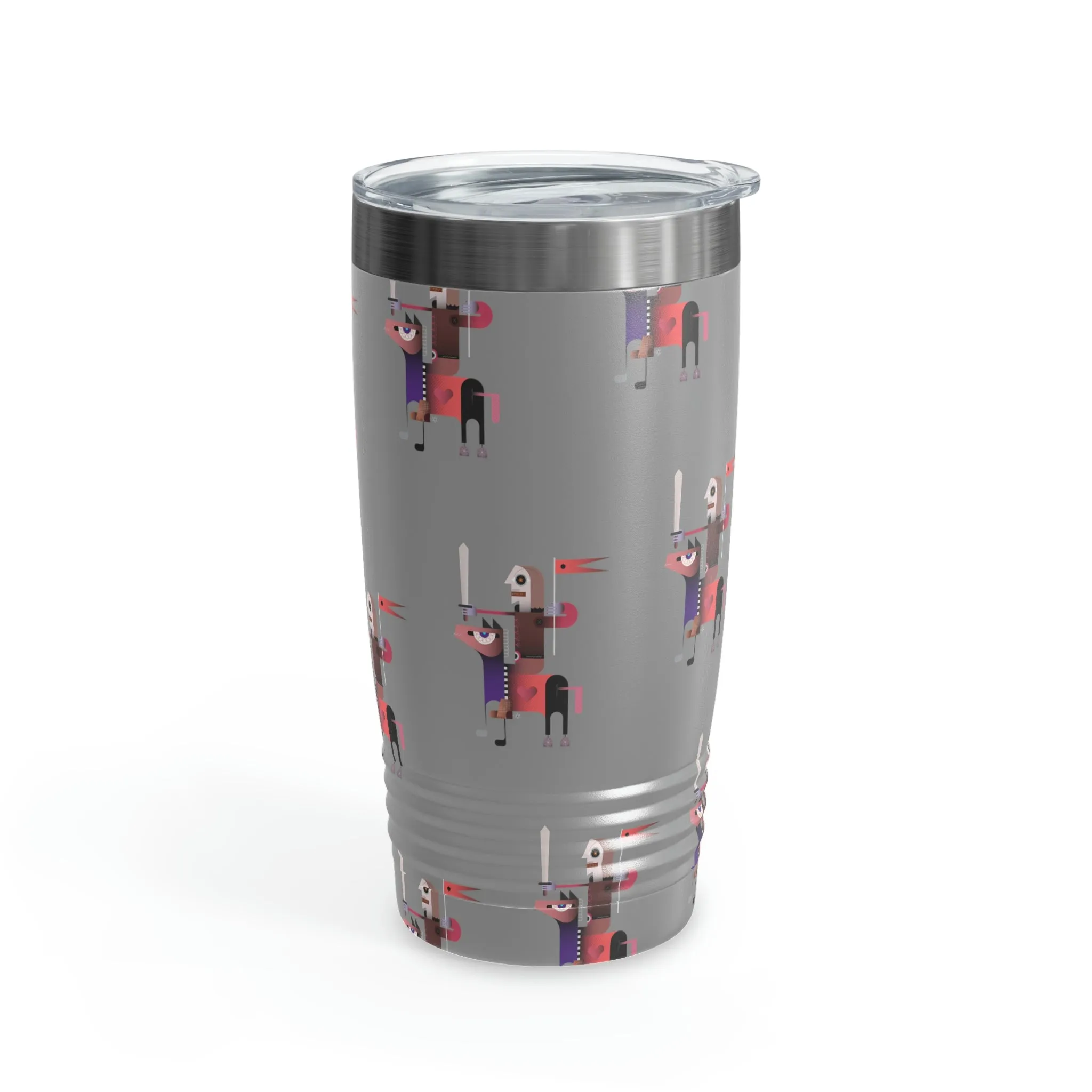 Skeleton Horse POD Ringneck Tumbler, 20oz
