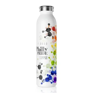 Straight Ally Flag 2023 Pride, Slim Water Bottle Philly Pride - My Rainbow is In My DNA
