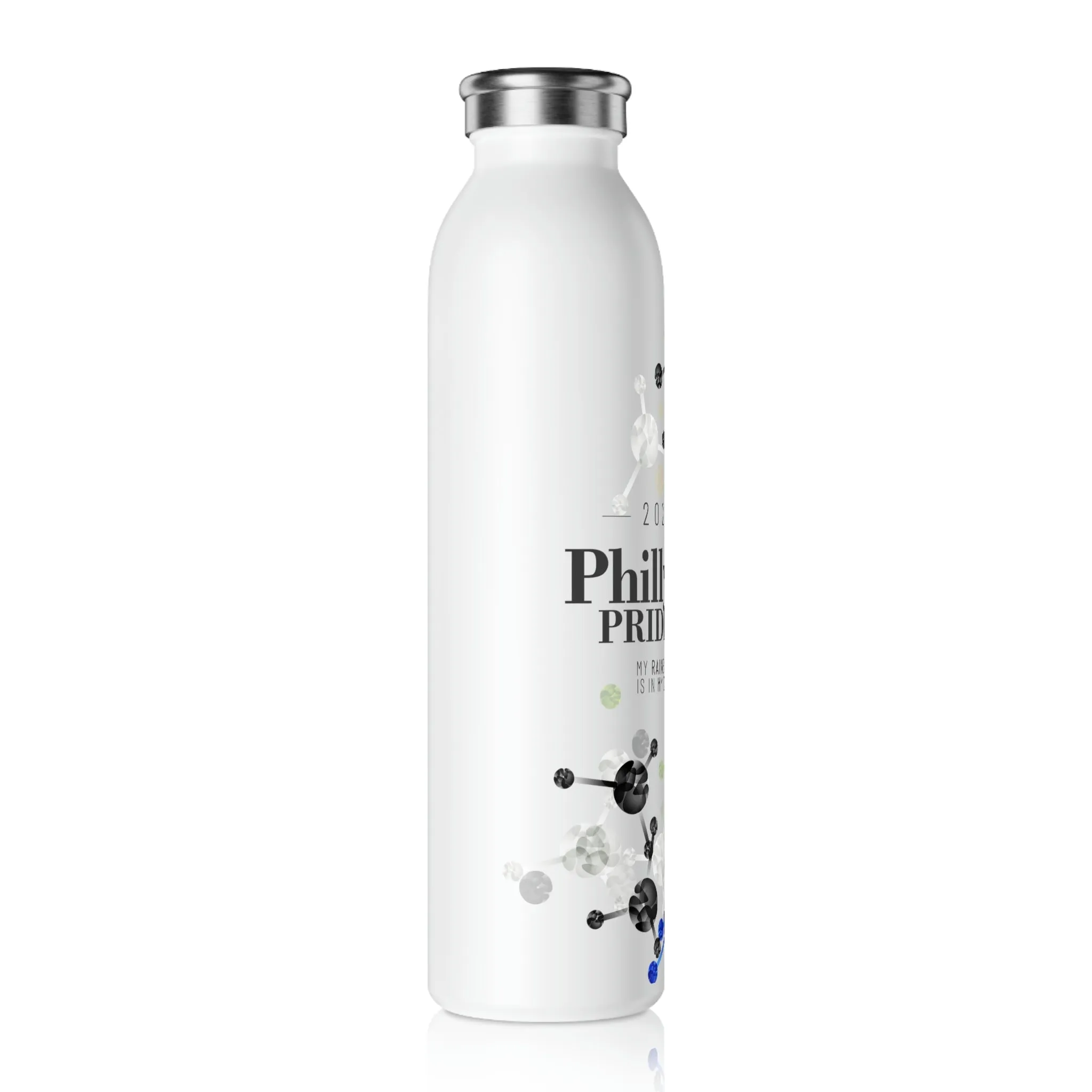 Straight Ally Flag 2023 Pride, Slim Water Bottle Philly Pride - My Rainbow is In My DNA
