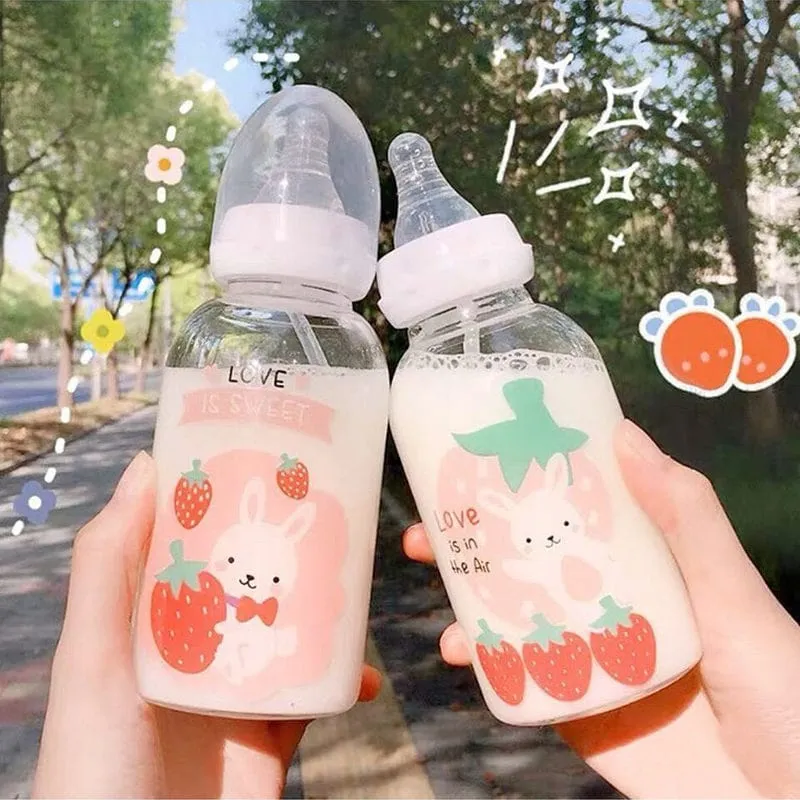 Sweet Nipple Strawberry Water Bottle
