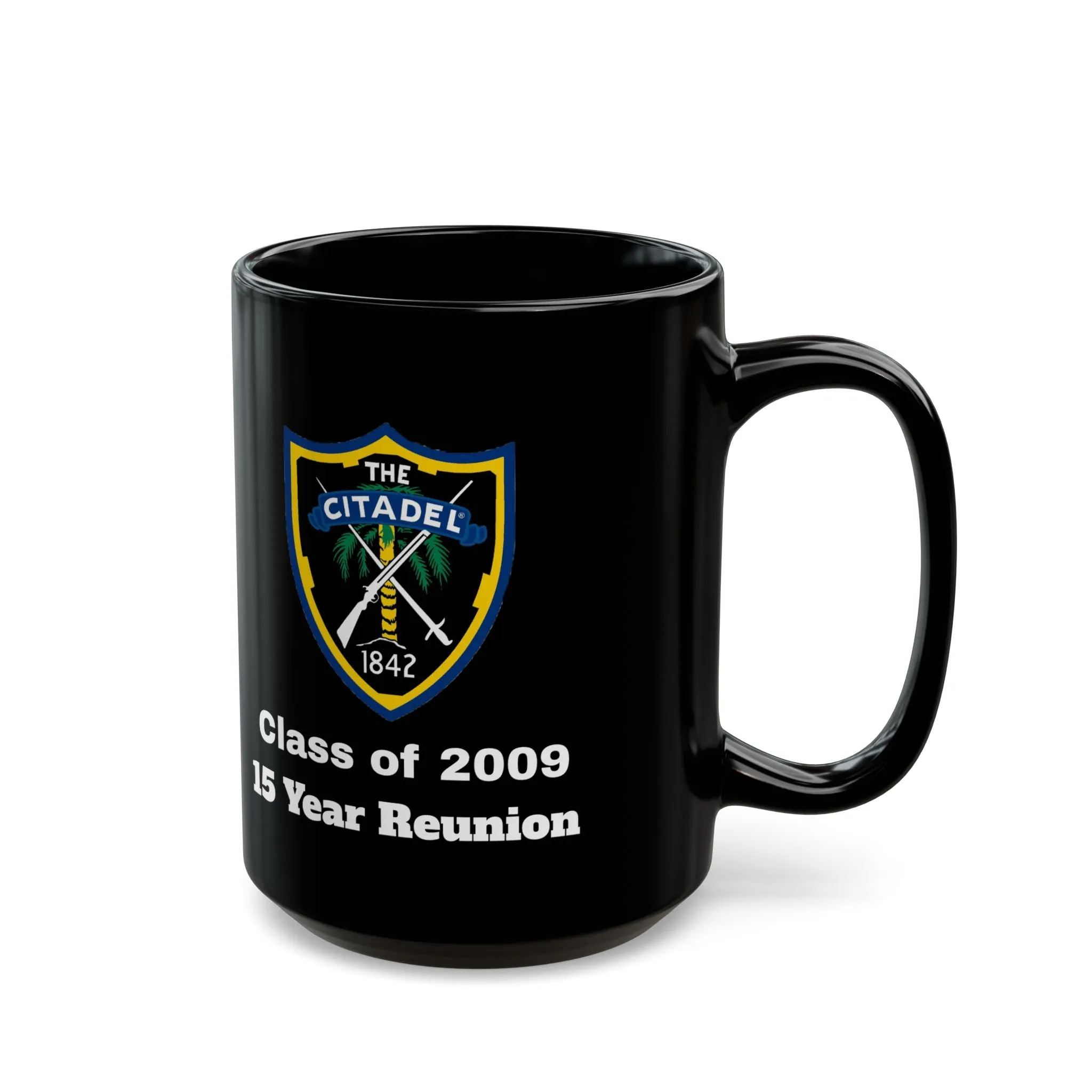 The Citadel, Citadel Shield, Class of 2009 15 Year Reunion, 11/15 Oz Black Mug