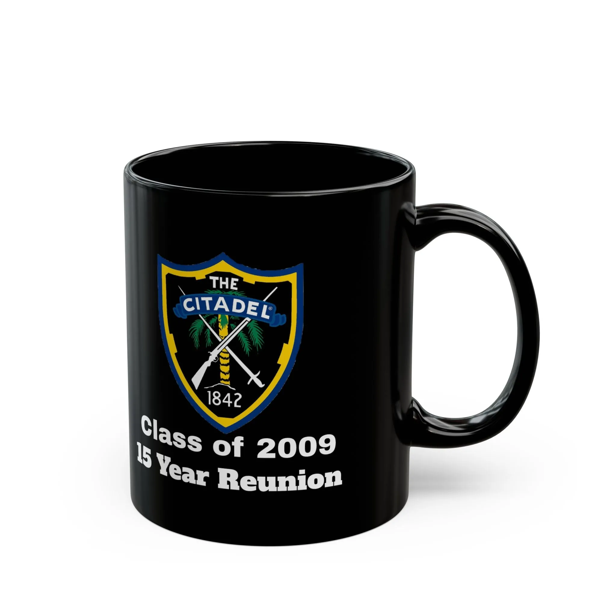 The Citadel, Citadel Shield, Class of 2009 15 Year Reunion, 11/15 Oz Black Mug
