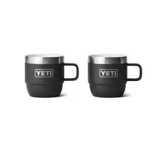 Yeti Rambler 177ML/6oz Stackable Mugs - Black