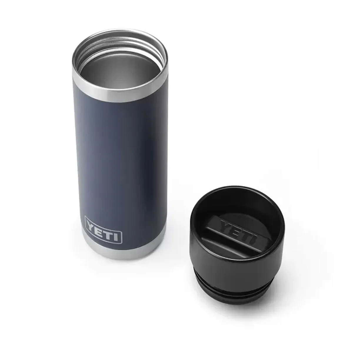 YETI Rambler 18oz. Bottle with Hot Shot Cap, Navy