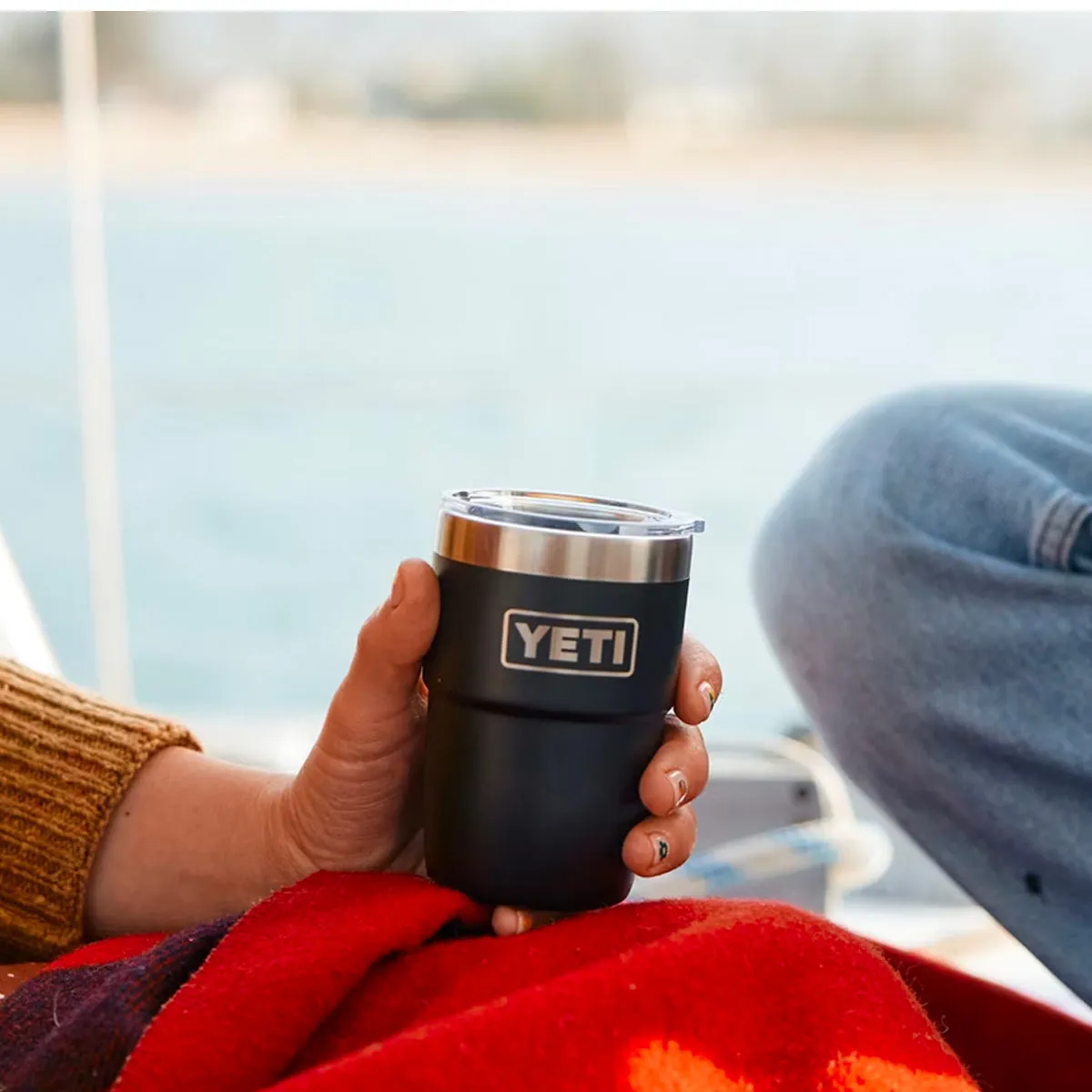 YETI Rambler 8 oz. Stackable Cup, Black