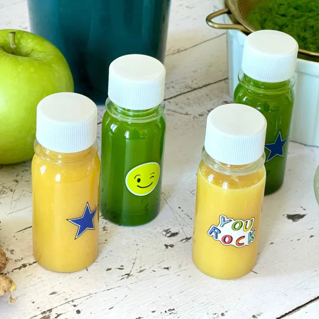Yumbox Mini Wellness 60ml Juice Bottles - Set of 6
